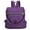 Purple, variant on Gustave Backpack Purse for Women Anti-Theft Travel Convertible Backpack Shoulder Bag Nylon Waterproof Casual Daypack Satchel Handbag "Purple"