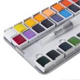 thumbnail image 1 of Watercolor Paint Portable Bright Color Watercolor Pigment Set Paint Supplies with Box48 Colors, 1 of 3
