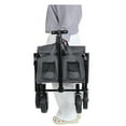 thumbnail image 2 of Expandable Dual-Layer Utility Wagon with 100% Extra Space - 225lbs Grocery Cart for Camping, Shopping, Sports, Gardening, Fishing, Gray, 2 of 16