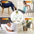 thumbnail image 2 of Embouts de Pieds de Chaise en Silicone pour Protection des Meubles, 40 Pcs, Résistants aux Rayures, Protection de Sol - 17-21mm, 2 of 5