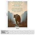 thumbnail image 4 of COMIO Cute Bear Blanket Anime Super Soft Flannel Throw Blanket for Bed Couch Living Room Sofa Decoration All Season, 4 of 6