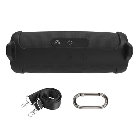 Secures Fit Silicone Case For Flip 7 Speaker Shoulder Pouch Carabiner