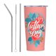 thumbnail image 1 of Taza de café de acero inoxidable con aislamiento de 20 oz para el día de la madre, taza térmica portátil con pajita, juego de tres piezas, 1 of 7