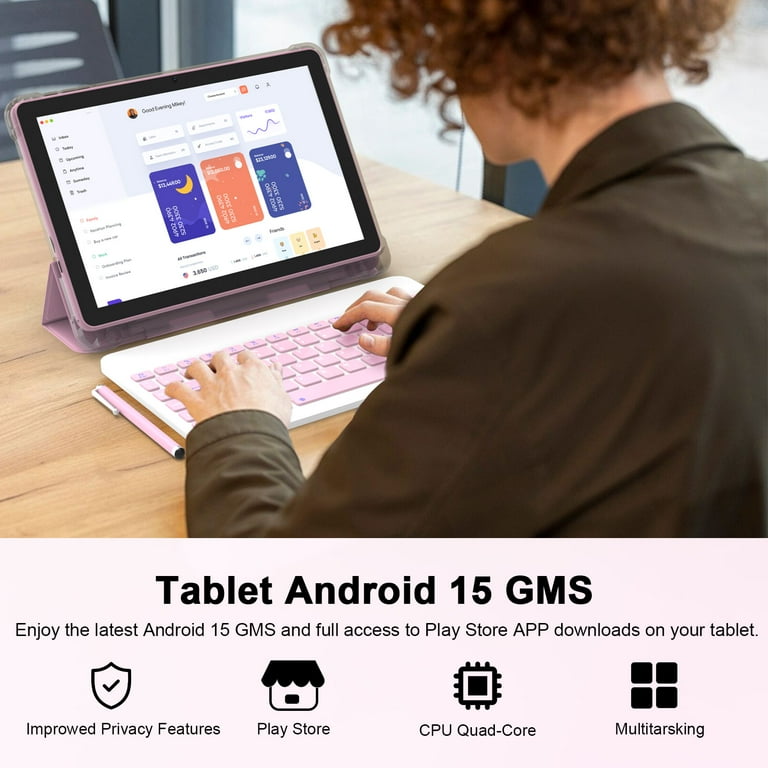 CUPEISI Android 15 Tablet 10 Inch, 20GB RAM+128GB ROM/2TB