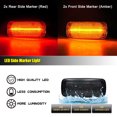 thumbnail image 5 of GTINTHEBOX 4X Smoked LED Fender Side Marker Lights For 2010-2018 Dodge RAM 2500 3500 Dually Bed, 5 of 11