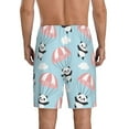 thumbnail image 3 of Gaeub Cute Panda Flying in the Sky Printed Men's Short Pajama Pants, Lightweight Lounge & Sleep Bottoms Keep You Cool - XX-Large, 3 of 9