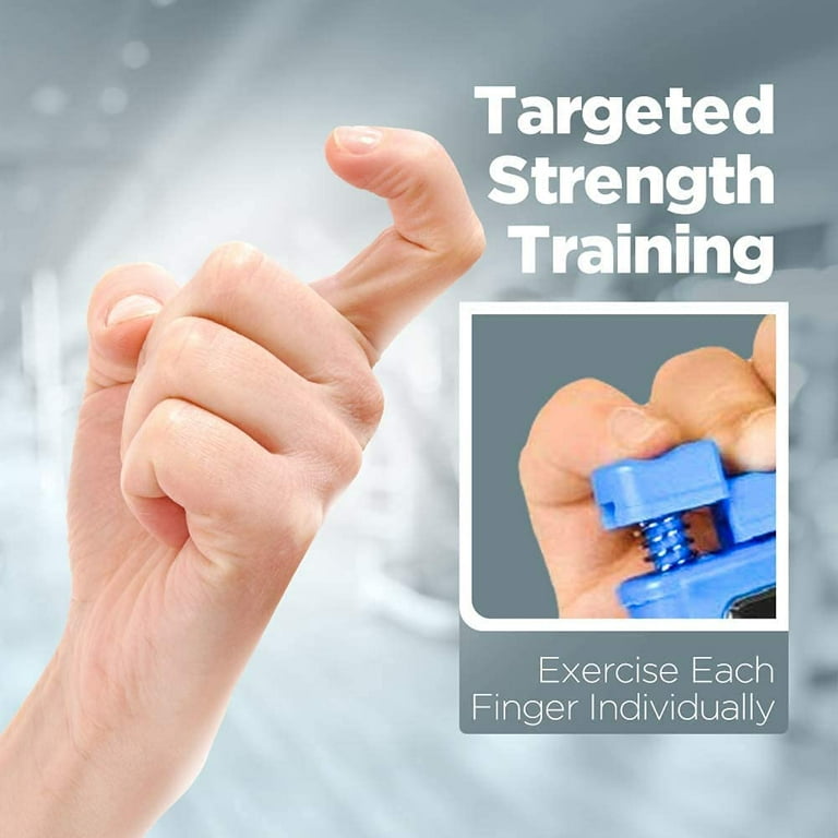 Finger Strengthener Finger Exerciser for Forearm and Hand Strengthener Hand Grip Workout Equipment for Musician Rock Climbing and Therapy