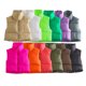 thumbnail image 2 of 2022 venta al por mayor moda invierno cálido Zip chaleco mujer algodón acolchado sin mangas chaqueta acolchada mujeres brillar Hogar, 2 of 6