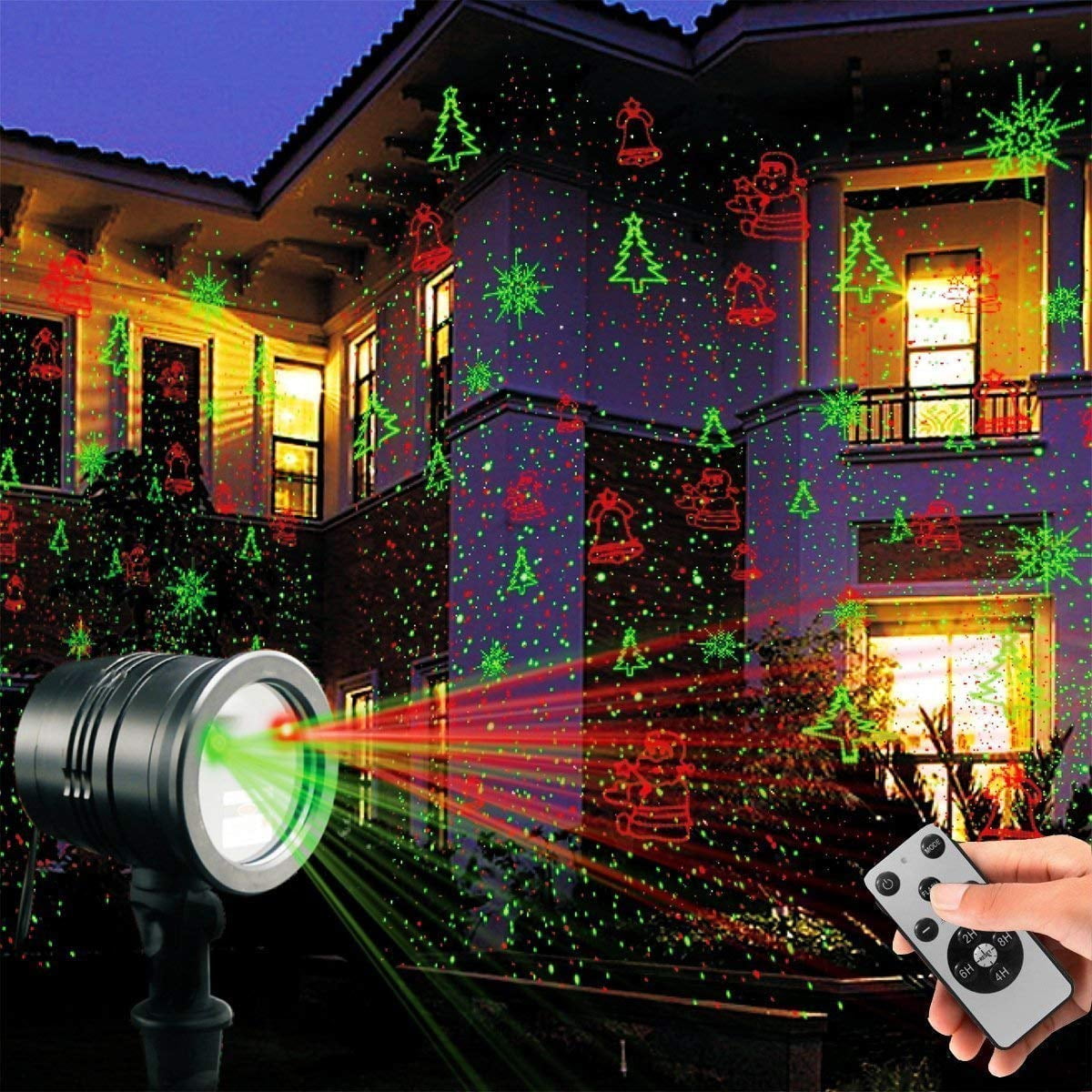 holiday laser light show projector