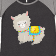 thumbnail image 4 of Inktastic Cute Llama with Colorful Blanket Women's Plus Size T-Shirt, 4 of 5