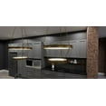 thumbnail image 5 of Quoizel Ozara Integrated LED Antique Brass Pendant Light, 5 of 8