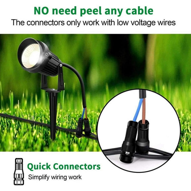 Low Voltage Landscape Wire Connector Easy Install Landscape Lighting  Customized Connector ,12-14 Gauge Wire Cable