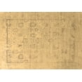thumbnail image 1 of Ahgly Company Machine Washable Indoor Rectangle Oriental Brown Industrial Area Rugs, 6' x 9', 1 of 4