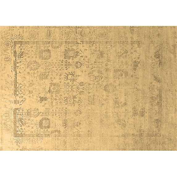 Ahgly Company Indoor Rectangle Oriental Brown Industrial Area Rugs, 5' x 8'