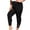 Black-04, variant on REALiKUN Low Waisted Leggings for Womens Plus Size Slim Fit Stretchy Workout Yoga Pants Ladies Fashion Sexy Comfy Leggings