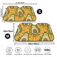 thumbnail image 3 of Kdxio Avocado Dog Print Windshield Sun Shade,UV Rays and Sun Heat Protection,Sunshade for Car Windshield,Car Shade Front Windshield - Medium, 3 of 6
