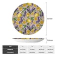 thumbnail image 2 of Wukai Lavender Flowers Print Decorative Plate for Display,Bone China Decorative Plate, Ceramic Dinner Plate with Stand, Vertical Ceramic Plate-7in, 2 of 6
