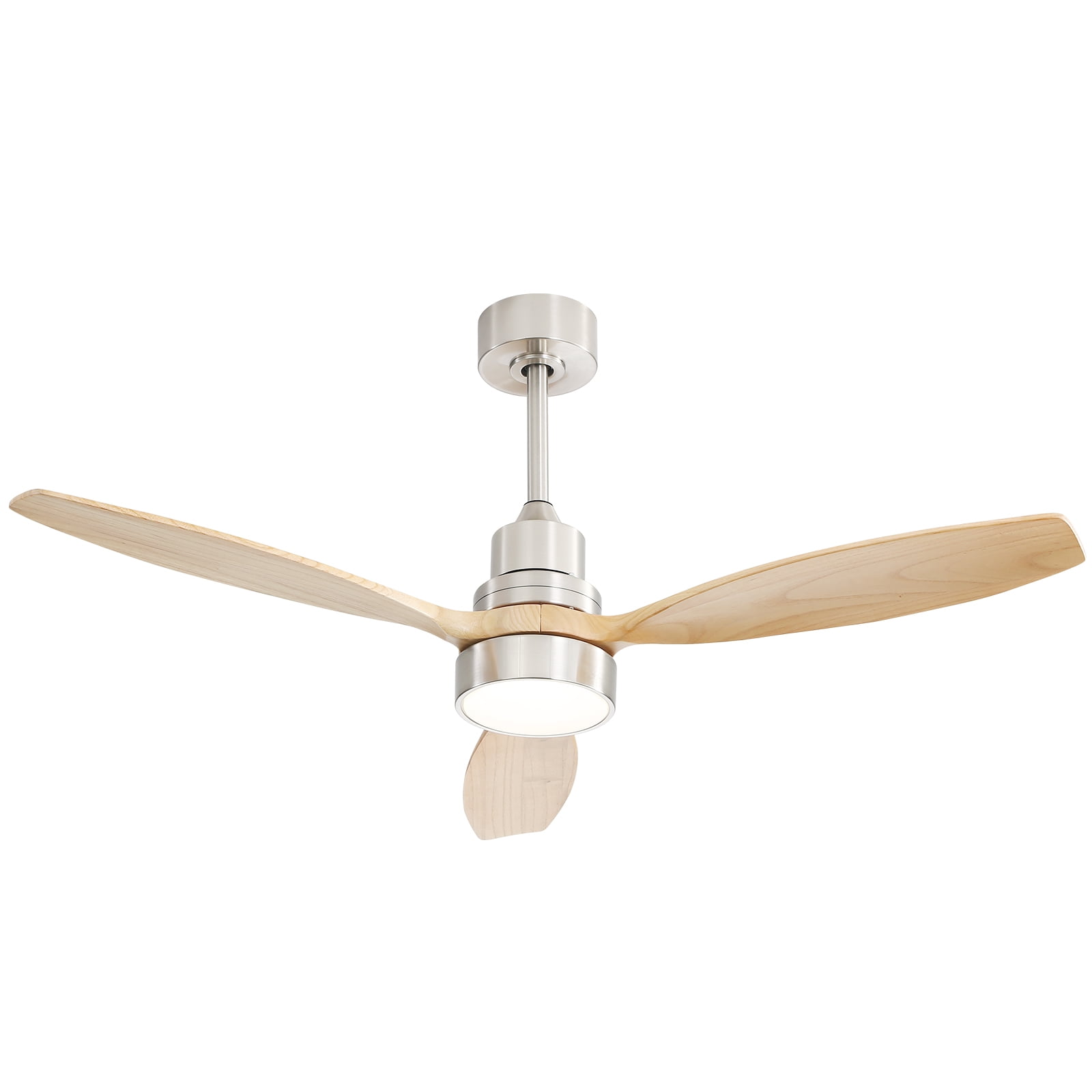 Sofucor 52 Inch Ceiling Fan with Lights, Remote Control, Dimmable LED, 3 Blades, Reversible DC Motor, Indoor
