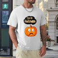 thumbnail image 4 of WISHTIME Men's Halloween T-Shirts Funny Pumpkin Print, Short Sleeve Tee Casual Round Neck Street Fashion Shirts, USA, 4 of 9