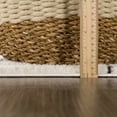 thumbnail image 4 of Hauteloom Keats Living Room, Bedroom Shag Area Rug - High Pile - Modern Abstract Geometric - Beige, Cream, Black - 5'3" x 7', 4 of 20