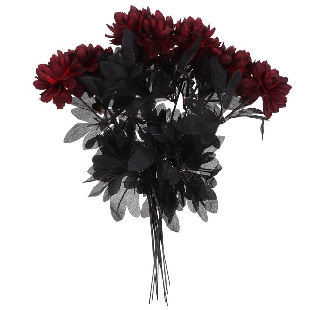 YSNOOWE 10Ud Flores De Tela Rojas Para Adorno En Bodas Fiestas Y Doméstica