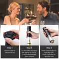 thumbnail image 4 of Electric Bottle Opener Automatic Red Wine Corkscrew with Visual Design Type-C Rechargeable Wine Bottle Corkscrew Electric Beer Opener Cork Out Tool for Wine Bottle Beer Caps, 4 of 8