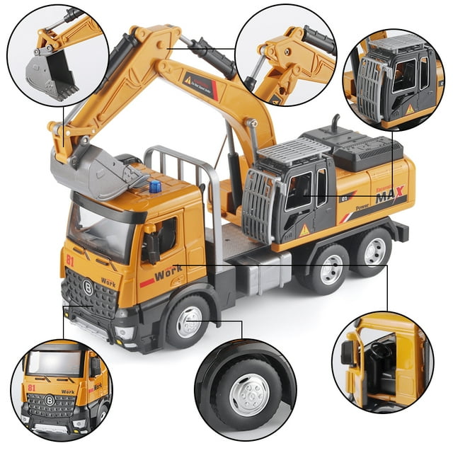 Sprayable Fire Engine Engineering Vehicle Large Model Car Diecast Children‘s Vehicle Model Toy Sound Light Boys Toy Car Kid Gift