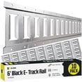thumbnail image 1 of DC Cargo Etrack Rails 6' Horizontal Galvanized E Track Rail 10-pack, 1 of 8