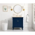 thumbnail image 6 of 30 inch single bathroom vanity in blue, 6 of 8