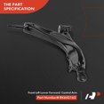 thumbnail image 5 of A-Premium Front Left Lower Control Arm Compatible with Lexus IS F 2008-2014, IS250/IS350 2006-2015, GS300 2006, GS350/GS450h 2007-2011, GS430 2006-2007, GS460 2008-2011, 5 of 9