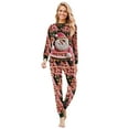 thumbnail image 2 of Family Christmas Pajamas Matching Set Ugly Christmas Sweater Crewneck Long Sleeve Knitted Santa Clause Sweater for Women Man Couples Flannel, 2 of 5