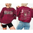 thumbnail image 4 of Wicked Quotes Printed Sweatshirt | Vintage Witch Friendship Graphic Pullover, 4 of 8