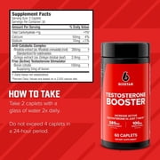 Six Star Testosterone Booster Enhances Training Performance, 60ct, 4 Pack