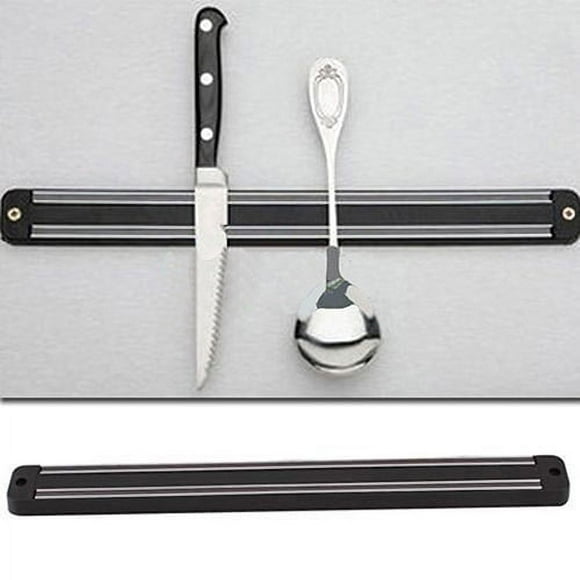 Wall Set Magnetic Knife Spoon Storage Holder Strip Utensil Kitchen Chef Rack