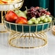 thumbnail image 1 of Cuenco de fruta de alambre de hierro, bandeja para servir aperitivos con estilo moderno, soporte para fruta, cesta de almacenamiento de pan, cesta de S BLESIY canasta de frutas, 1 of 8