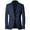 Navy, variant on sususu Men Blazer Jacket Casual,Men Suits Slim Fit,Winter Business Casual Gentleman Plaid Lightweight Suit Jacket Top for and Leisure Wear