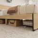 thumbnail image 5 of Yeshouse Estructura de cama matrimonial/queen de mediados de siglo, cama tipo plataforma con cabecero de ratán y 2 cajones de almacenamiento, amplio espacio de almacenamiento debajo de la cama**, 5 of 9