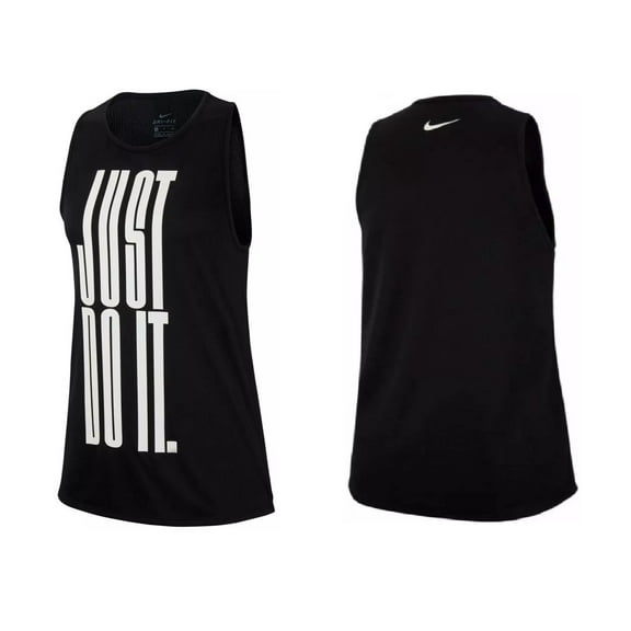 Nike Women's Dry Legend JDI Training Tank, M Black Top Sleeveless Shirt