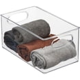 thumbnail image 5 of Plastic Home Closet Organizer - 4 Pack - Clear, 5 of 7