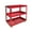 Red, variant on 3 Tier Heavy Duty Metal Tool Cart with Wheels, Durable Tool Storage, Load Capacity Rolling Utility cart for Garage Storage, Office Spaces, & Kitchen Use (Red)