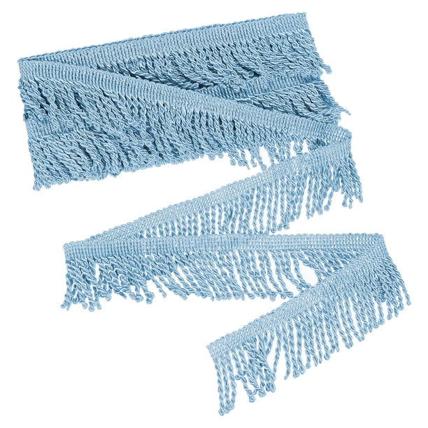 Uxcell 1 Cuenta Flecos de Cortina para Sofá Ropa Azul Cielo 5 Yardas