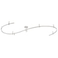 thumbnail image 1 of Vaxcel International C0009 Milano Monorail Track Kit - Nickel Satiné, 1 of 1