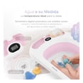 thumbnail image 3 of Bañera para Bebé con Termómetro Esquimal, Tina de Baño Plegable con Asiento Antideslizante Rosa, 3 of 7
