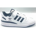 thumbnail image 1 of Adi-das Forum Low Boys Shoes Trainers Uk Size 4 - 6 White / White / Black FY7757, 1 of 6
