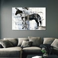 thumbnail image 5 of "Equestrian Essence I" Horse Frameless Free Floating Reverse Printed Tempered Art Glass Wall Art, 5 of 9