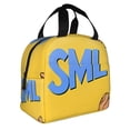 thumbnail image 2 of Lsque Sml Jeffy Print Insulated Lunch Bag with Thick Aluminum Foil Lunch Tote Bag with Front Pocket for Men and Women, Ideal for Work, School, Picnics, and Travel, 2 of 8