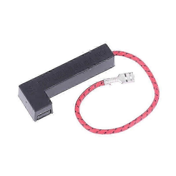 Nuevo fusible de alto voltaje de 5 kV y 800 mA (1 unidad) para hornos microondas. Portafusibles universal para hornos microondas.