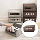 thumbnail image 4 of Caja de almacenaje cama plegable apilable, caja de almacenamiento de a prueba de polvo, no tejido, armario, organizador de ropa Café Macarena Almacenamiento de zapatos, 4 of 8