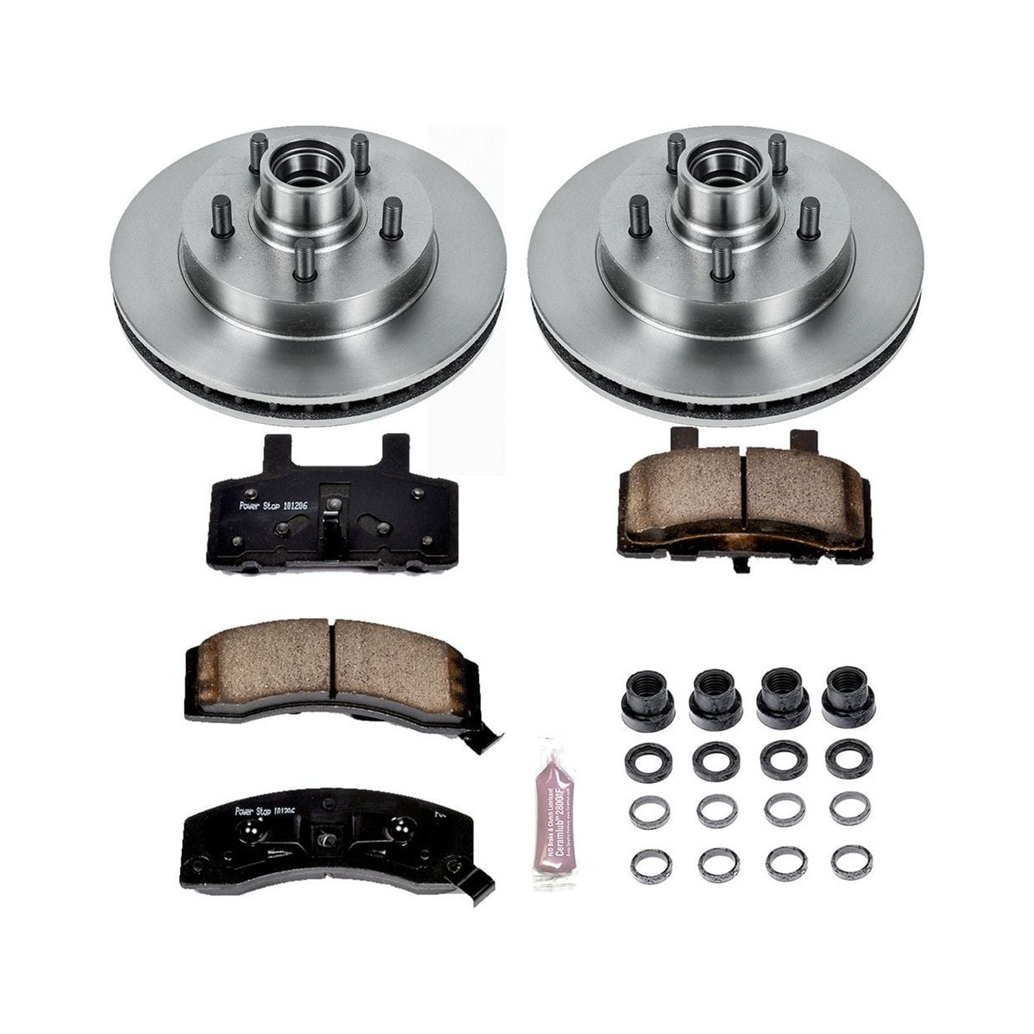 Power Stop Front Stock Replacement Brake Pad and Rotor Kit KOE1991