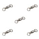 thumbnail image 2 of Wosthever 30 piezas de conectores giratorios de pesca de cobre, mango de anillo, rodamiento de bolas giratorio extraíble, accesorios para Type2 NO2, 2 of 6